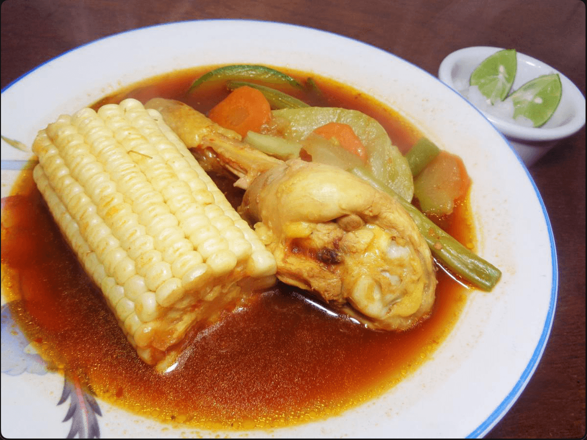 Mole de olla de pollo